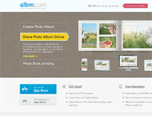 Tablet Screenshot of albm.com